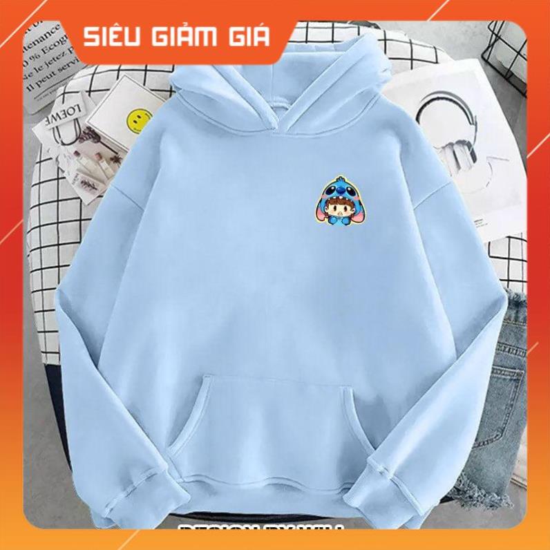 ÁO HOODIE WILL CLO STITCH ĐỘI MŨ ẢNH THẬT