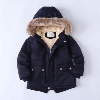 Áo khoác parka kid mũ lông xuất UK siêu hot