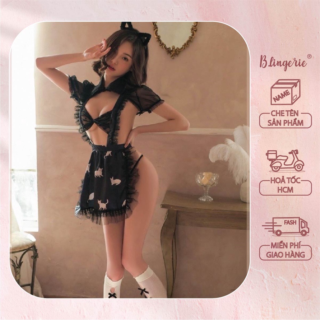 Đồ Ngủ Cosplay Nàng Hầu Mèo (Không kèm tất) - B.Lingerie