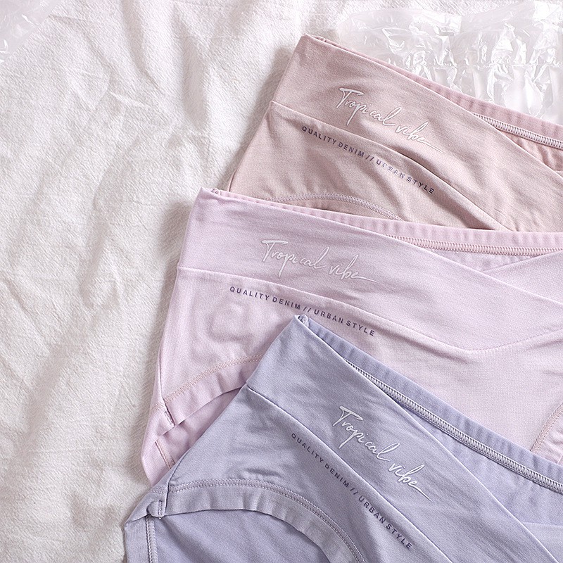 QUẦN LÓT BẦU LẺ Cạp Chéo Cotton Cao Cấp - Kháng Khuẩn - BAO CHẤT LƯỢNG GL10 GIAO NGẪU NHIÊN