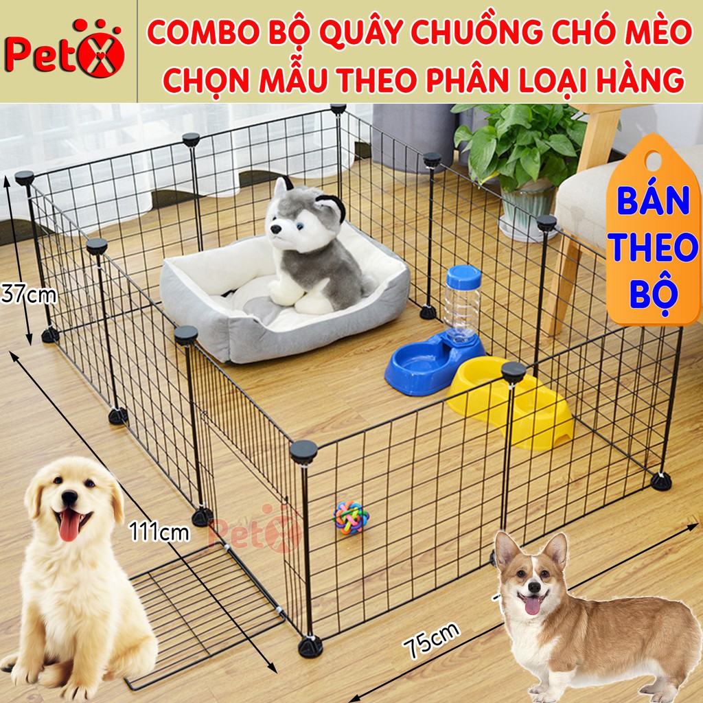 Quây chuồng chó mèo lắp ghép nuôi thú cưng sơn tĩnh điện giá rẻ-8