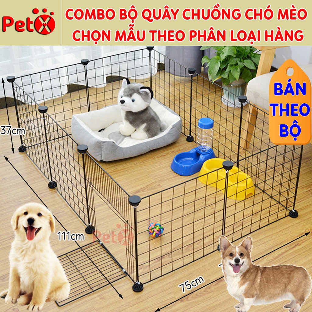 Quây chuồng chó mèo lắp ghép nuôi thú cưng sơn tĩnh điện giá rẻ-8