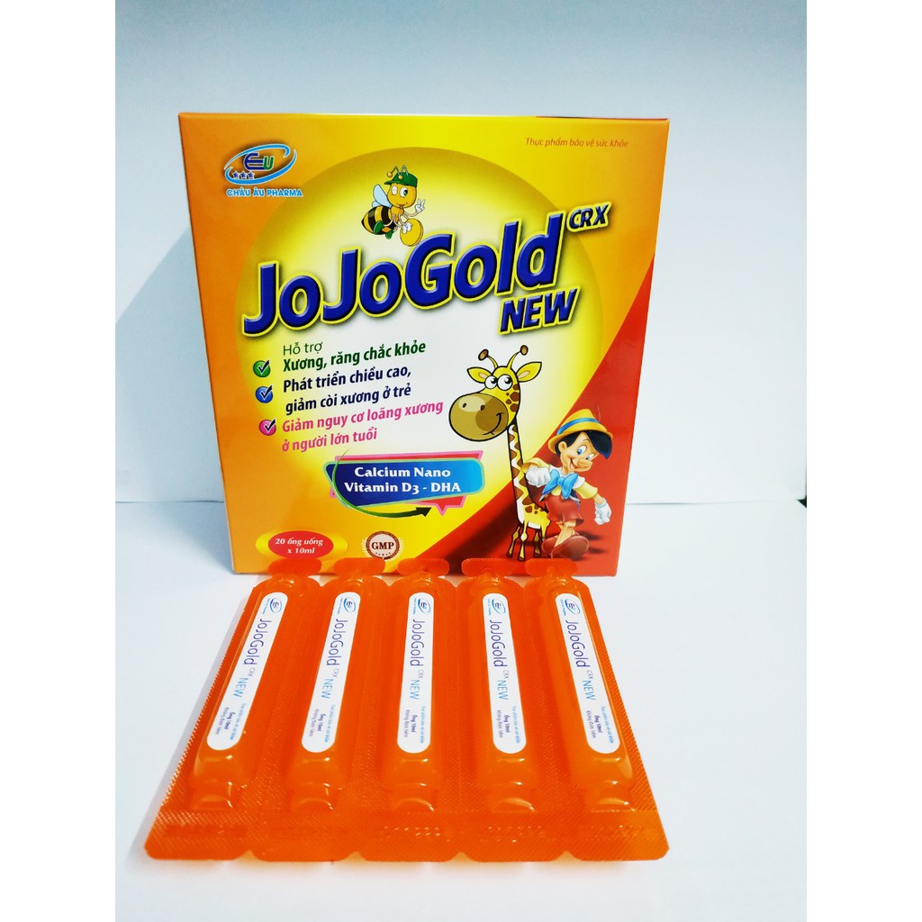 Siro Canxi Hữu Cơ Jojogold - Hỗ Trợ Trẻ Nhanh Mọc Răng - Phát Triển Chiều Cao - Giúp Xương Chắc Khỏe - Jojo Gold - H20