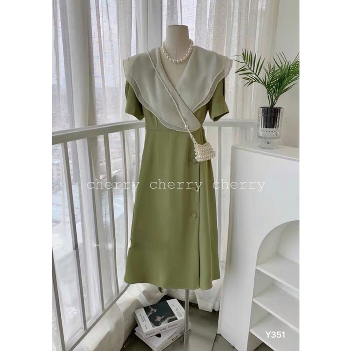 Váy công chúa bèo cổ Y351