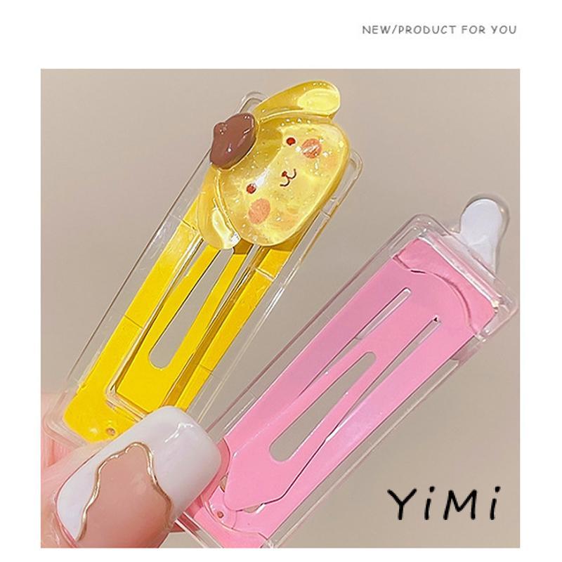 Kẹp Tóc Mái Bên Họa Tiết Hoạt Hình Sanrio Ngọt Ngào Dễ Thương Phong Cách Hàn Quốc Cho Bé Gái