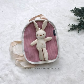 [B018] Balo thỏ bông cho bé