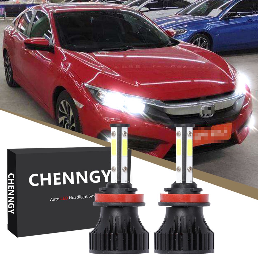 Set 2 Bóng Đèn Pha LED 2016-2018 Honda Civic