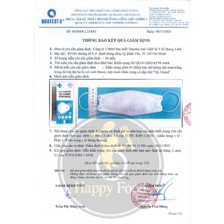 [Thùng 300cái] Khẩu Trang 4D KF94 QL Guard