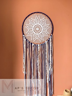 Dreamcatcher mix macrame đường kính 60cm