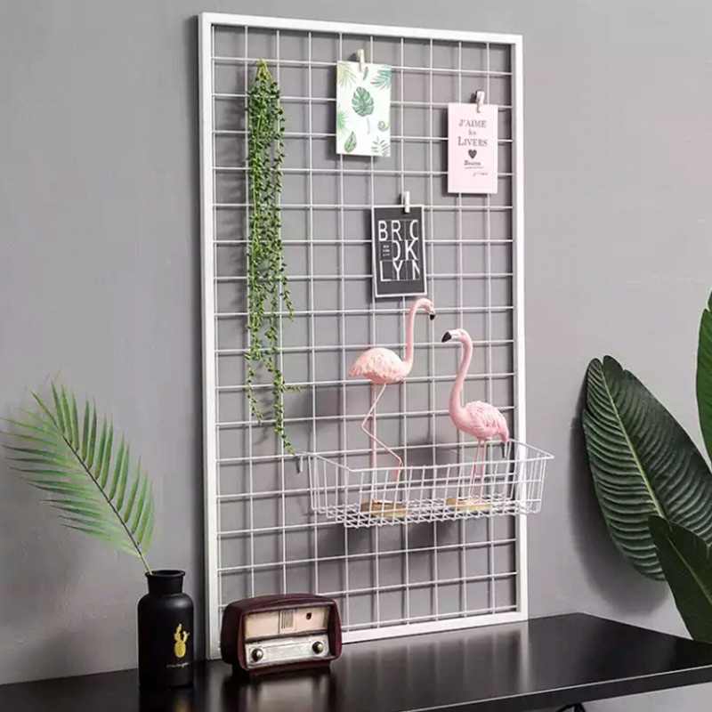 Khung lưới sắt trang trí treo tường decor, trang trí nhà, lưới bo viền chắc chắn