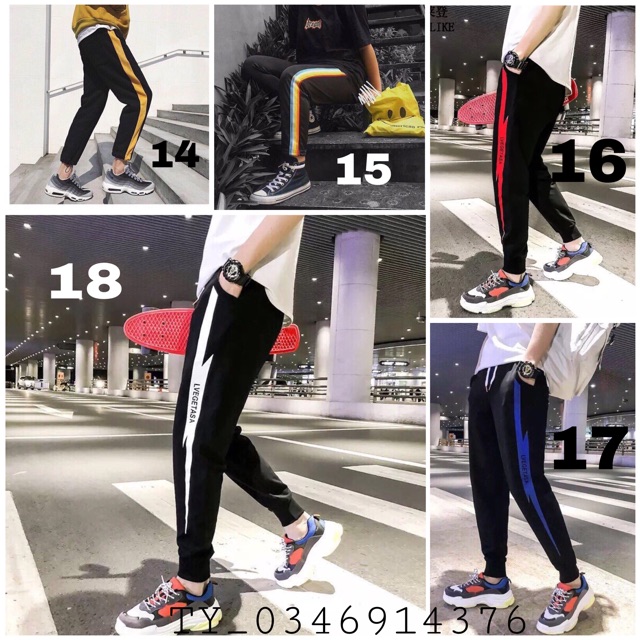 Quần nỉ jocker unisex 20 mẫu ( ảnh mẫu)