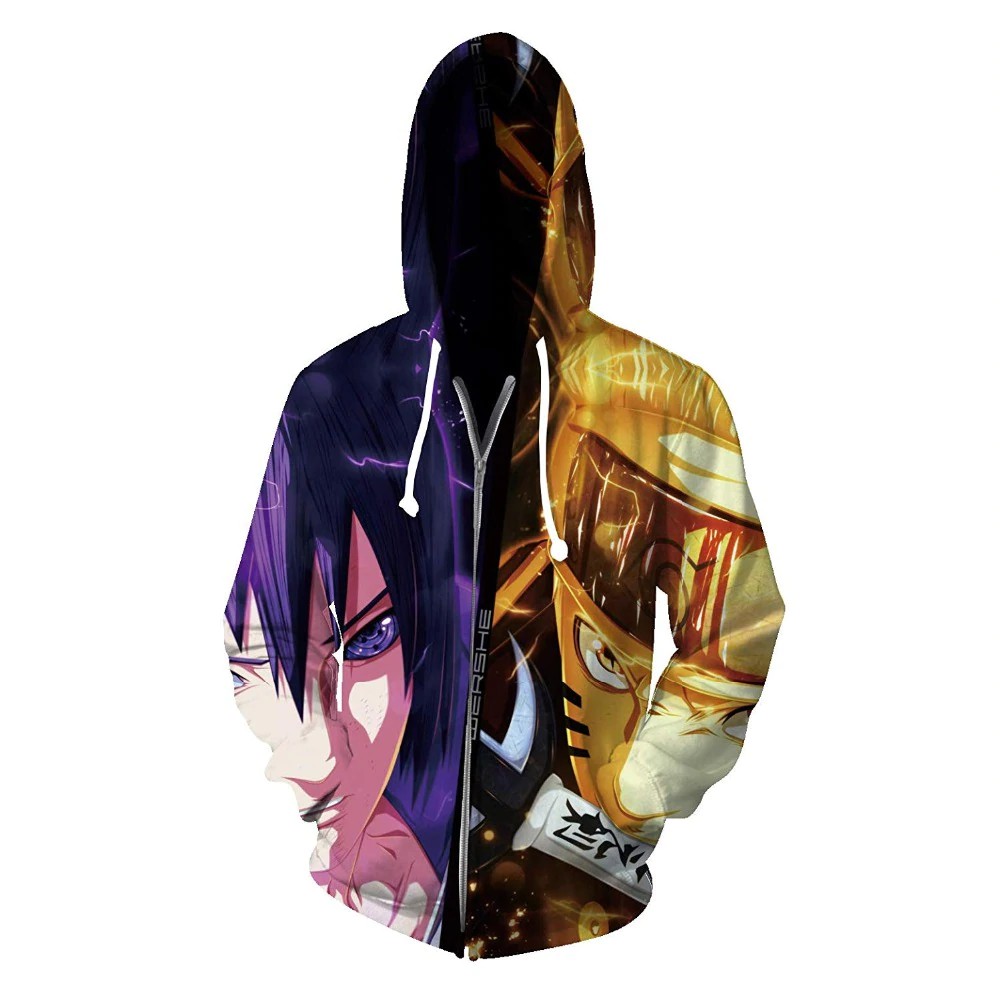 Áo Khoác Hoodie In Hình Hoạt Hình Naruto 3d | BigBuy360 - bigbuy360.vn