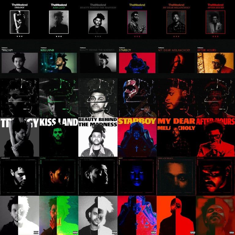 THE WEEKND - Tập hợp album CD new