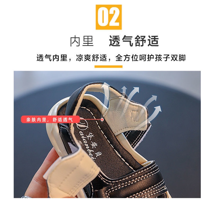 Sandal siêu nhẹ cho bé, dép quai hậu bản ngang có 2 màu đen trắng cực phẩm luôn ạ.