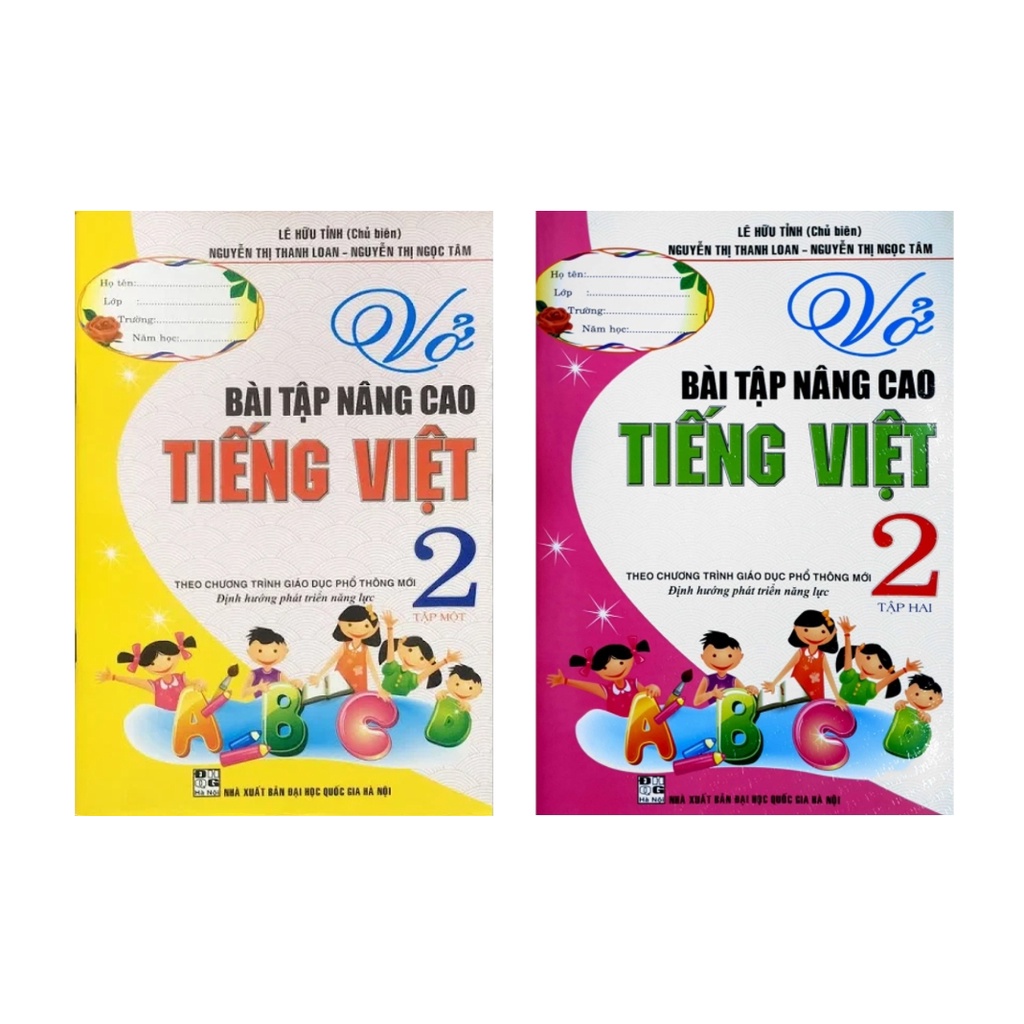 Sách - Combo Vở bài tập nâng cao Tiếng Việt 2 (Tập 1 +Tập 2) - Định hướng phát triển năng lực