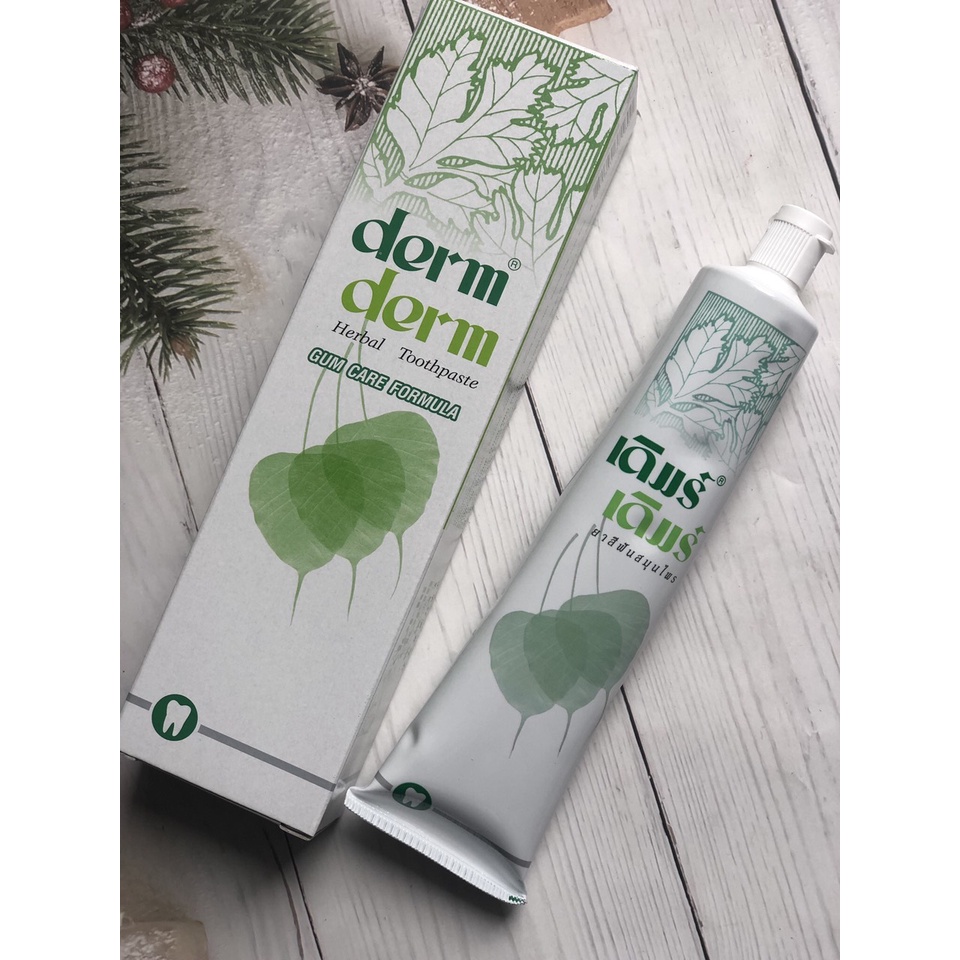 Kem Đánh Răng Thảo Dược DERM DERM 160g Thái Lan