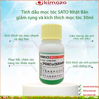 Tinh dầu mọc tóc SATO Nhật Bản giảm rụng và kích thích mọc tóc 30ml – Kimozo