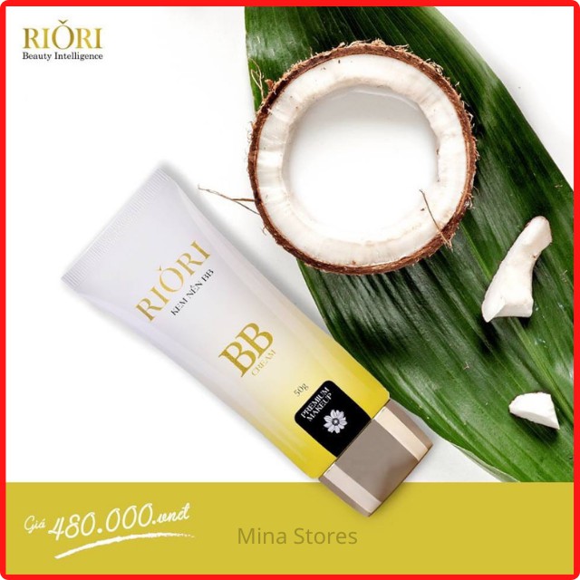 Kem Nền Trang Điểm Riori BB Cream 50g – Kem Nền Che Khuyết Điểm Đa Chức Năng Phù Hợp Mọi Loại Da