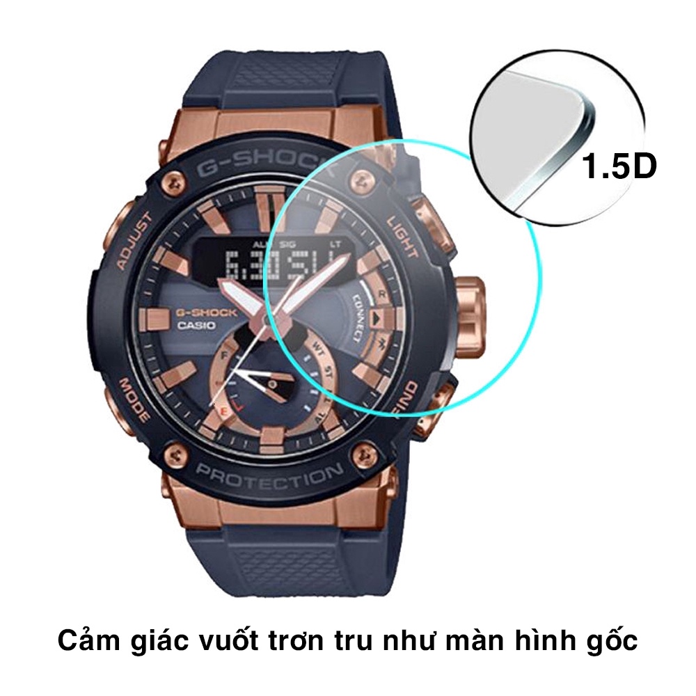 Cường lực đồng hồ Casio G-Shock GST-B200G độ cứng 7H chống trầy xước - Dán màn hình đồng hồ Casio