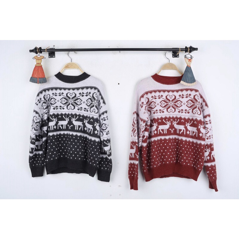 Áo len hoạ tiết Hàn siêu xinh!!!