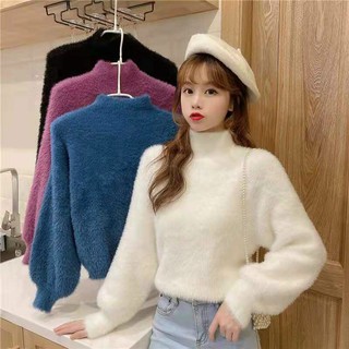 ÁO LEN LÔNG CAO CỔ QC CHO NỮ