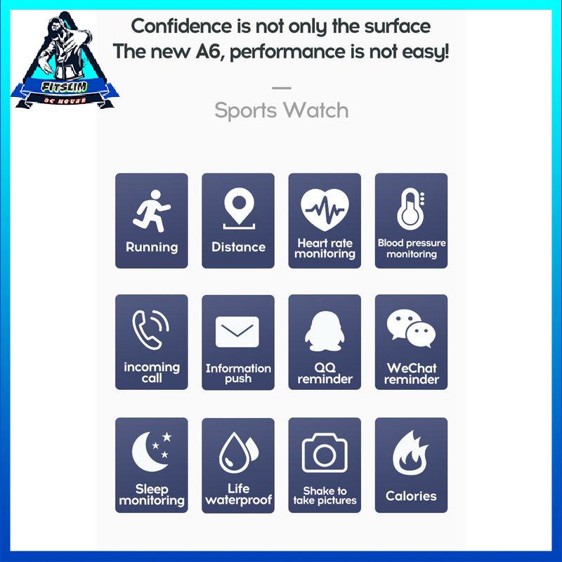 [Fitslim] 116 Plus Smart Watch 1.3 Inch Tft Color Screen Waterproof Sports Smart Watch