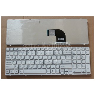 Bàn phím laptop Sony Vaio SVE15 SVE151 – SVE15 TRẮNG ZIN