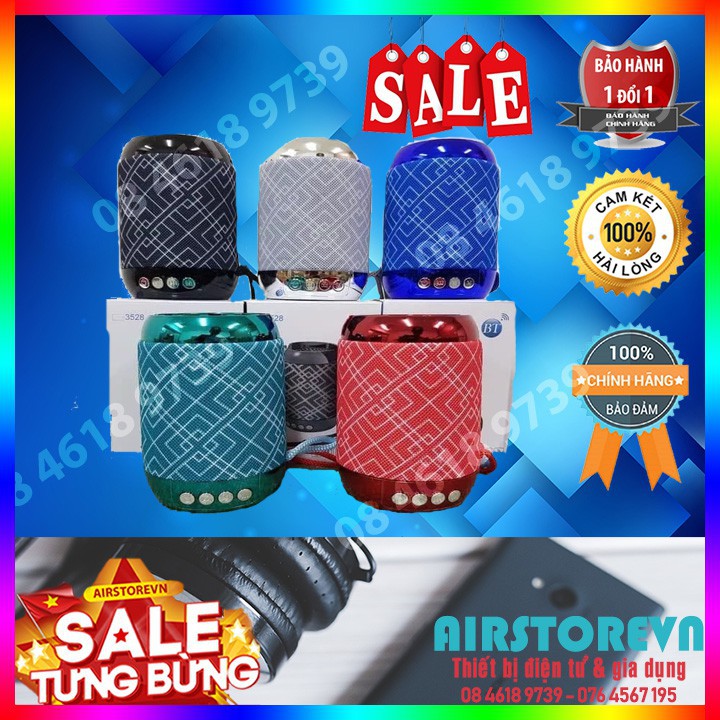 Loa bluetooth KL-3528 có khe đỡ điện thoại - Màu bất kì- Giá cực ưu đãi