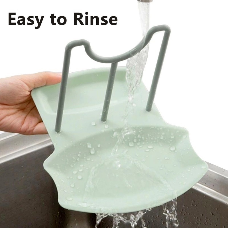 Giá Đỡ Nắp Nồi/Muỗng/Dĩa Đa Năng Bằng Nhựa