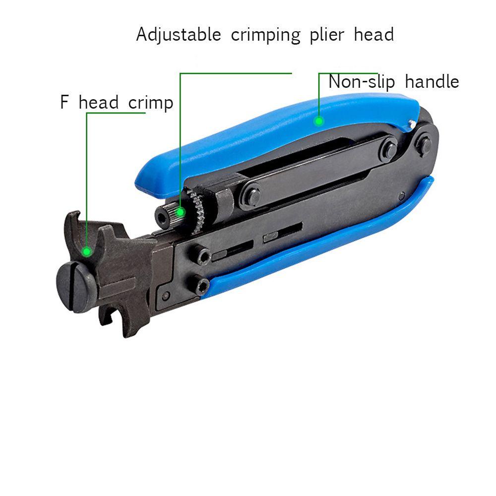 MUVAKO Kìm Tuốt Dây Cáp Đồng Trục Chất Lượng Cao Cho RG59 / RG6 / RG11