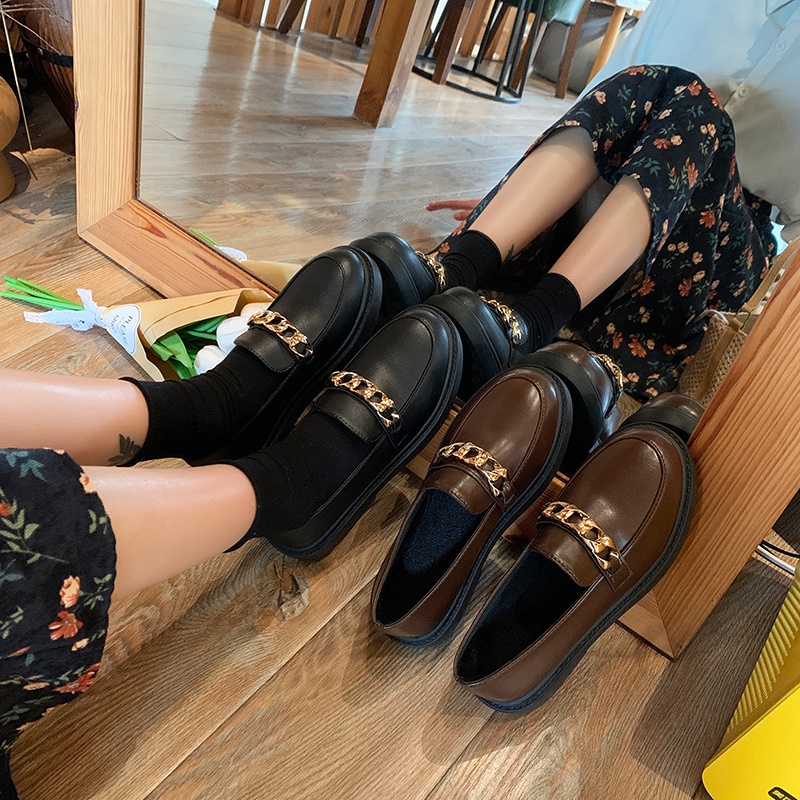 Small Leather Shoes Female 2021 Spring And Autumn New British College