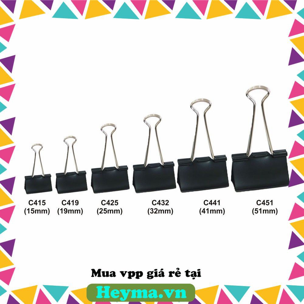 [Có Quà Tặng]Kẹp Double Clip 15mm 19mm 25mm 32mm - Kẹp bướm