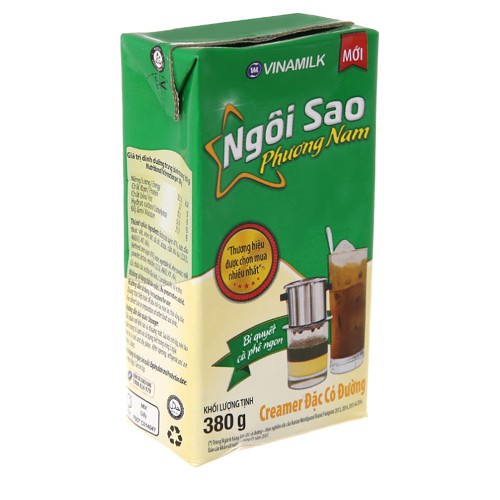 Sữa đặc ngôi sao phương Nam Vinamilk, sữa đặc hộp giấy nhỏ 380g, sữa chuyên pha cafe phin, chấm bánh mì, làm bánh, | BigBuy360 - bigbuy360.vn