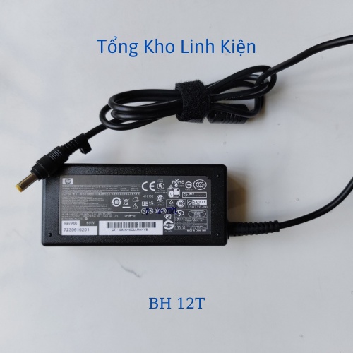 Combo Adapter Sạc Laptop Hp 65W 90W 150W 200W Chân Kim To + Chân Kim Nhỏ Xanh