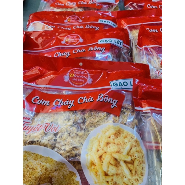 Cơm cháy gạo lứt chà bông hiệu Phương Nhà Bàng 1 bịch 170gr