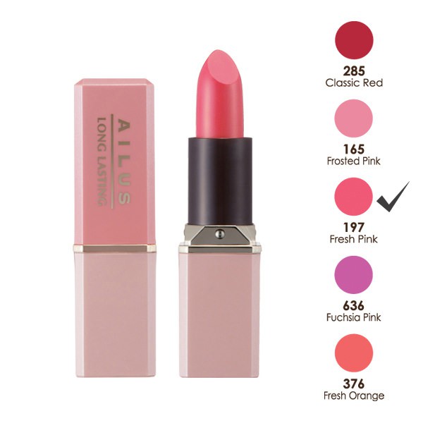 [Son môi] Son mịn môi giàu độ ẩm Naris Ailus Smooth Lipstick Moisture Rich Nhật Bản #366 Peach Pink - Hàng chính hãng