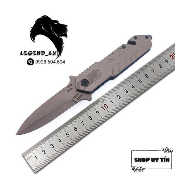 Dao Phượt Gerber X19, Dao Gấp Full Thép, Đa Năng Dùng Cắm Trại, Du Lịch Giá Rẻ [LEGEND_8X:DP17]