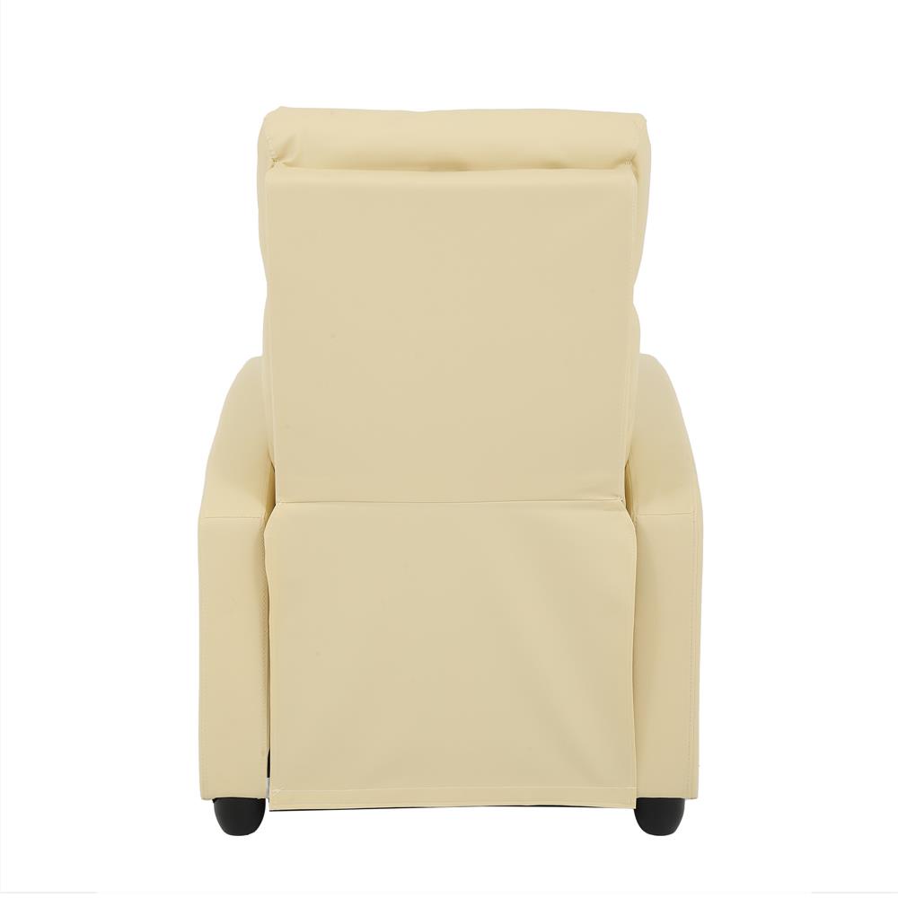 HomeBase FURDINI Ghế thư giãn MUZE bằng ván ép W69XD87XH100.5CM màu kem
