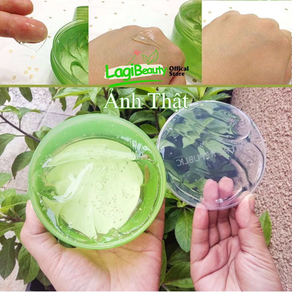 [Free Ship – Dùng Là Mê] Gel Lô Hội Dưỡng Đa Năng NATURE REPUBLIC, Gel Nha Đam, Cân Bằng Ẩm, Dưỡng Da, Dùng Là Thích