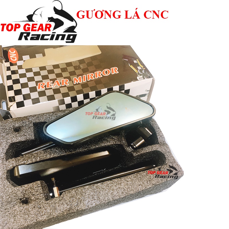 Gương Xe Máy CNC Rizoma Tặng Ốc Nối Hợp Xe Gương Hình Lá Nhôm Đúc &lt;TOPGEAR&gt;