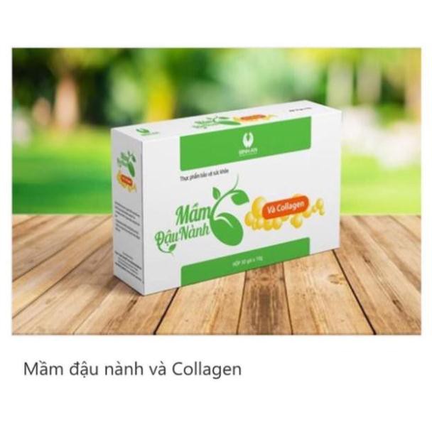 Hot!!! Mầm đậu nành colagen Linh spa chuẩn ( hộp 30 gói) (Lẻ giá sỉ)