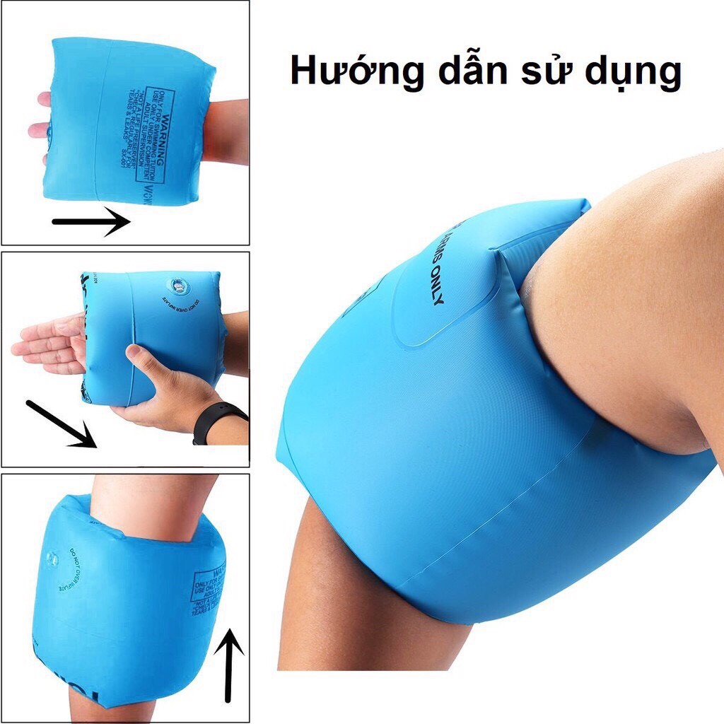 Phao tay cho bé nhiều màu sắc dễ sử dụng giúp bé an toàn tự tin khi dưới nước