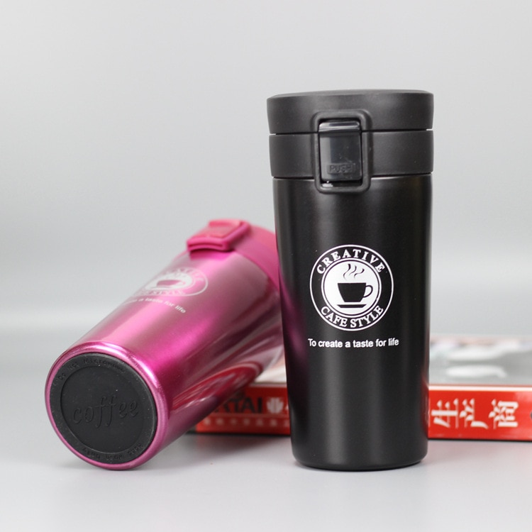 HOT Premium Travel Coffee Mug Stainless Steel Thermos Tumbler Cups Vacuum Flask Water Bottle Tea Mug