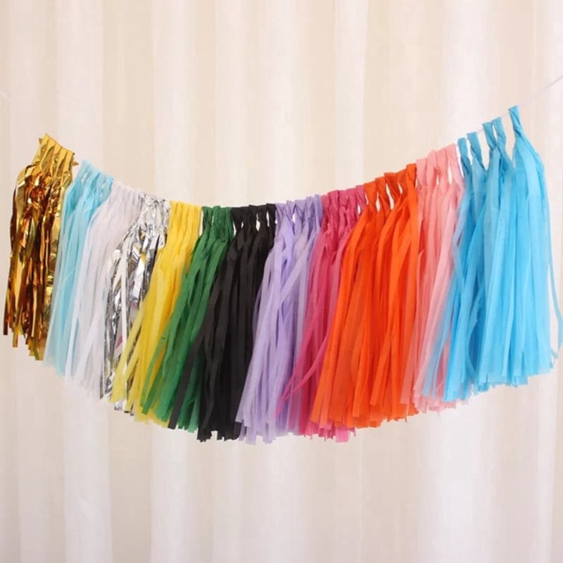 Bộ 5 dây tua rua giấy độc đáo trang trí cho bữa tiệc