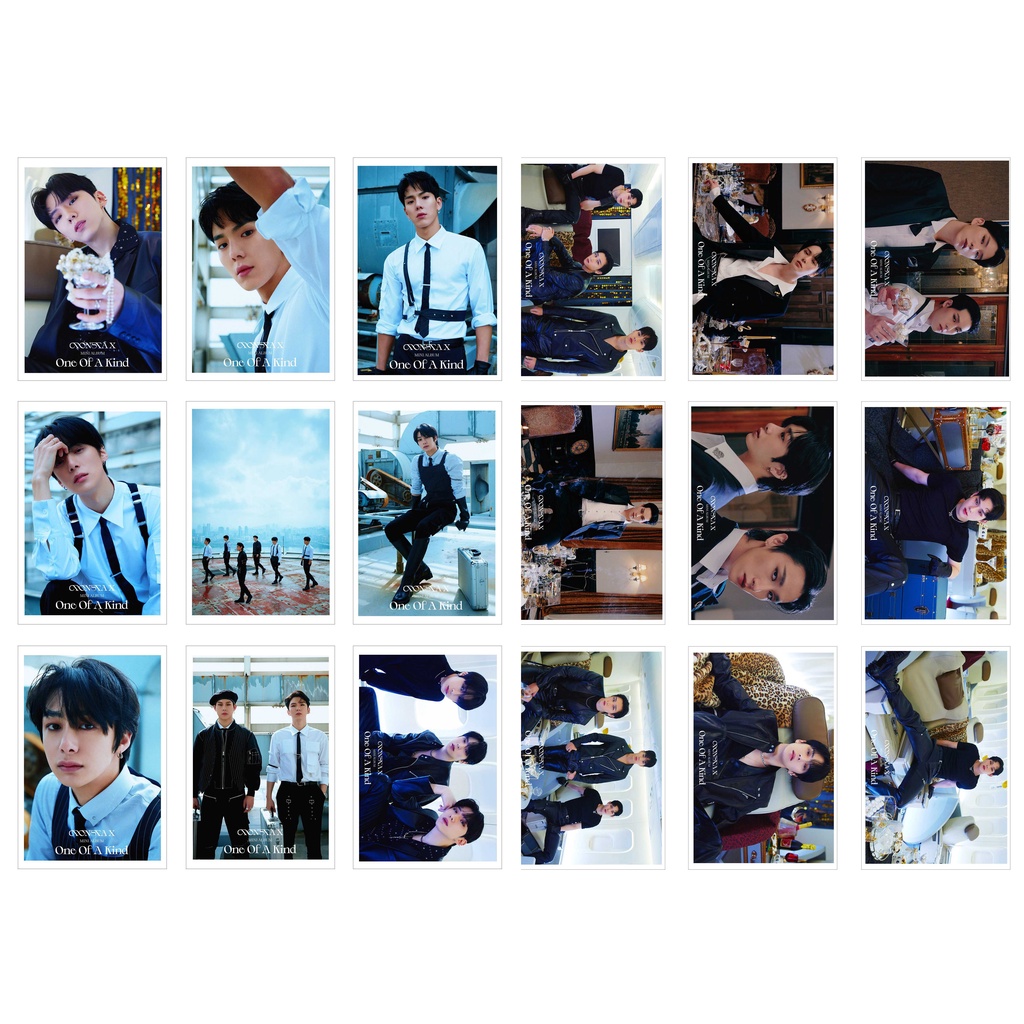 [Ép Lụa] Lomo Card 54 Ảnh MONSTA X FOLLOW - One of a Kind Concept