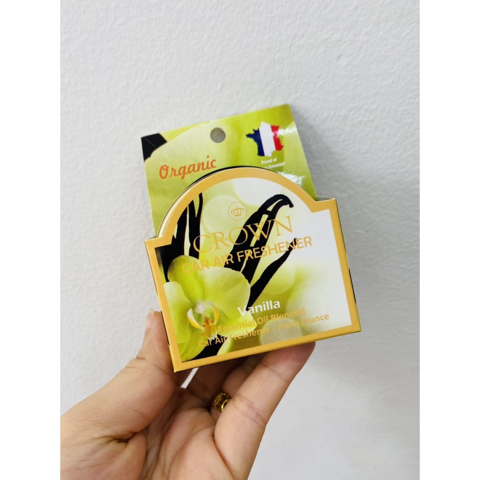 Nước hoa ô tô , Sáp Thơm Crown   -Khử mùi xe hơi dung tích 35g