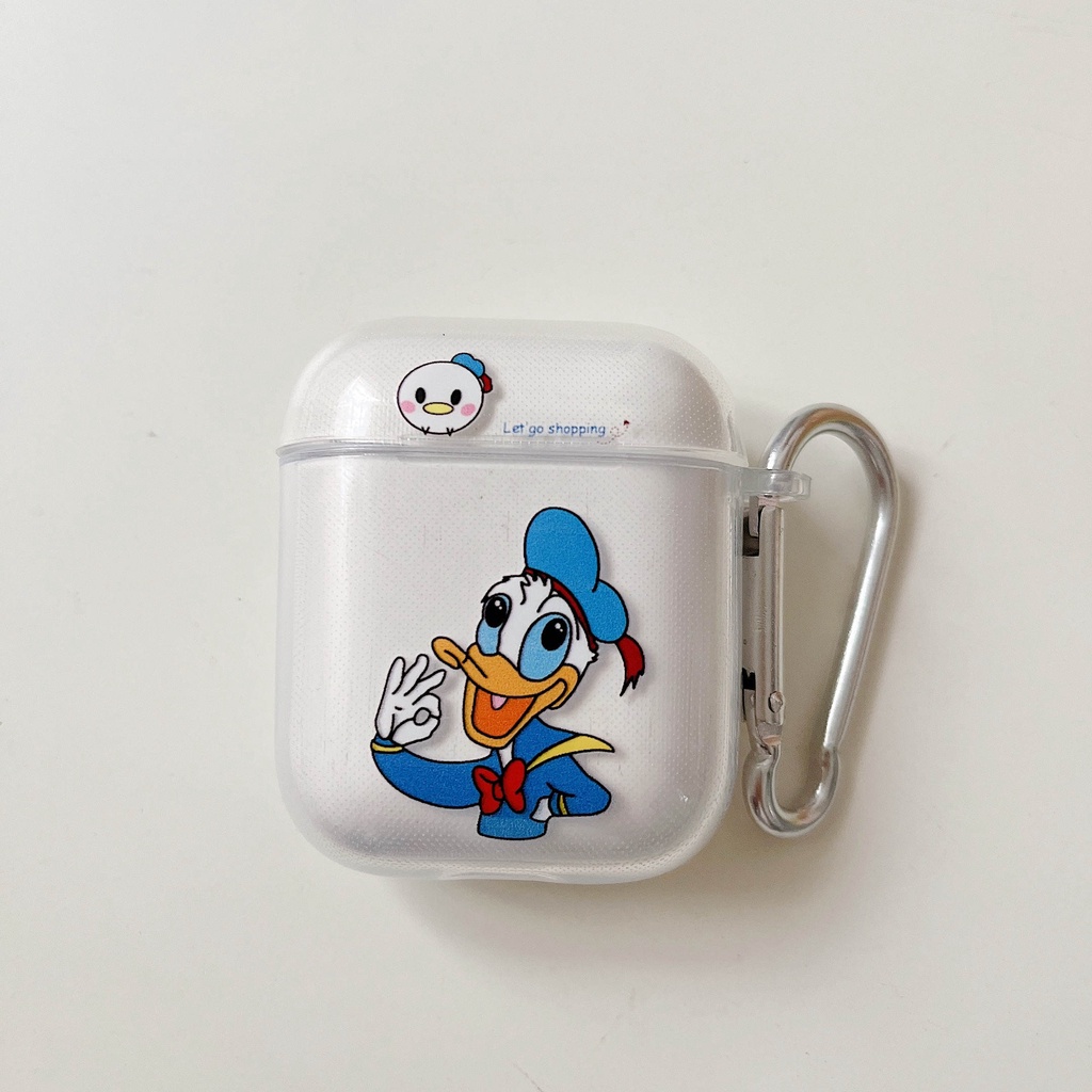 DISNEY Vỏ Bảo Vệ Hộp Sạc Tai Nghe compatible AirPods 3 / 3rd) 2021 / 3 / compatible AirPods Pro / 2Gen Họa Tiết Hoa Cúc Xinh Xắn