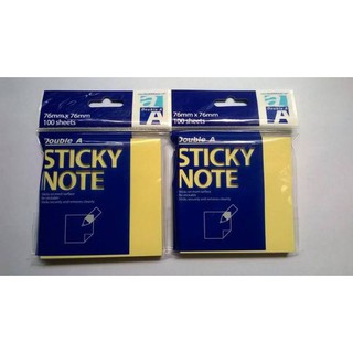 Giấy nhớ vàng 3x3 Double A Chính Hãng
