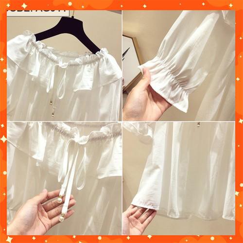 ( ĐỒ NỮ ĐẸP ) ÁO VOAN TRỄ VAI TAY LỠ CAO CẤP