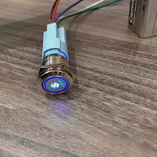 CÔNG TẮC 16MM LED LOGO ( HONDA, YAMAHA,SUZUKI)